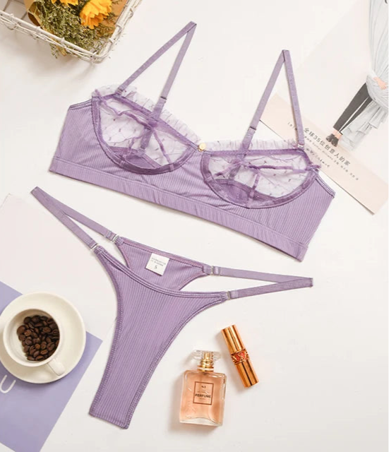 Ruffle Lace Lingerie Set